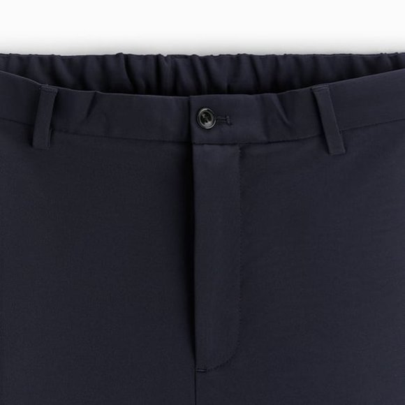 ZARA TECHNICAL SUIT TROUSERS (NAVY) (NWT) - Picture 2 of 5